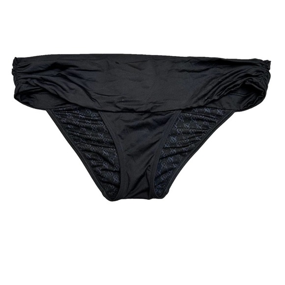 Victorias Secret Womens Bikini Bottom Stretch Black Extra Small - Picture 1 of 5